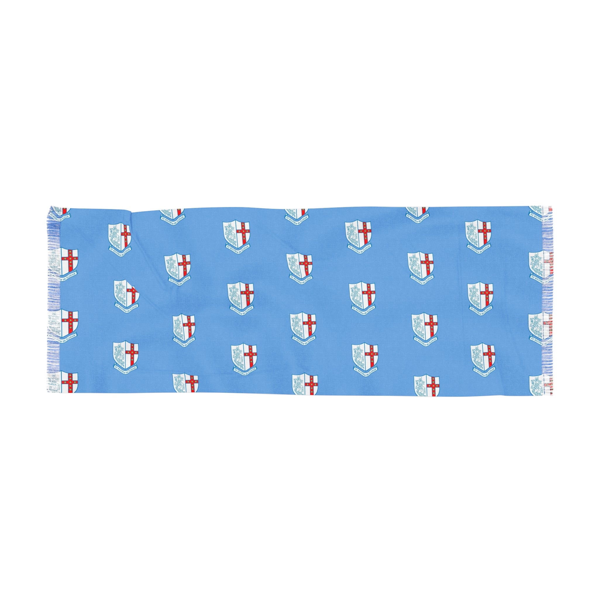 The St. Georges Scarf – Lightweight England Cross Pattern Fashion Scarf