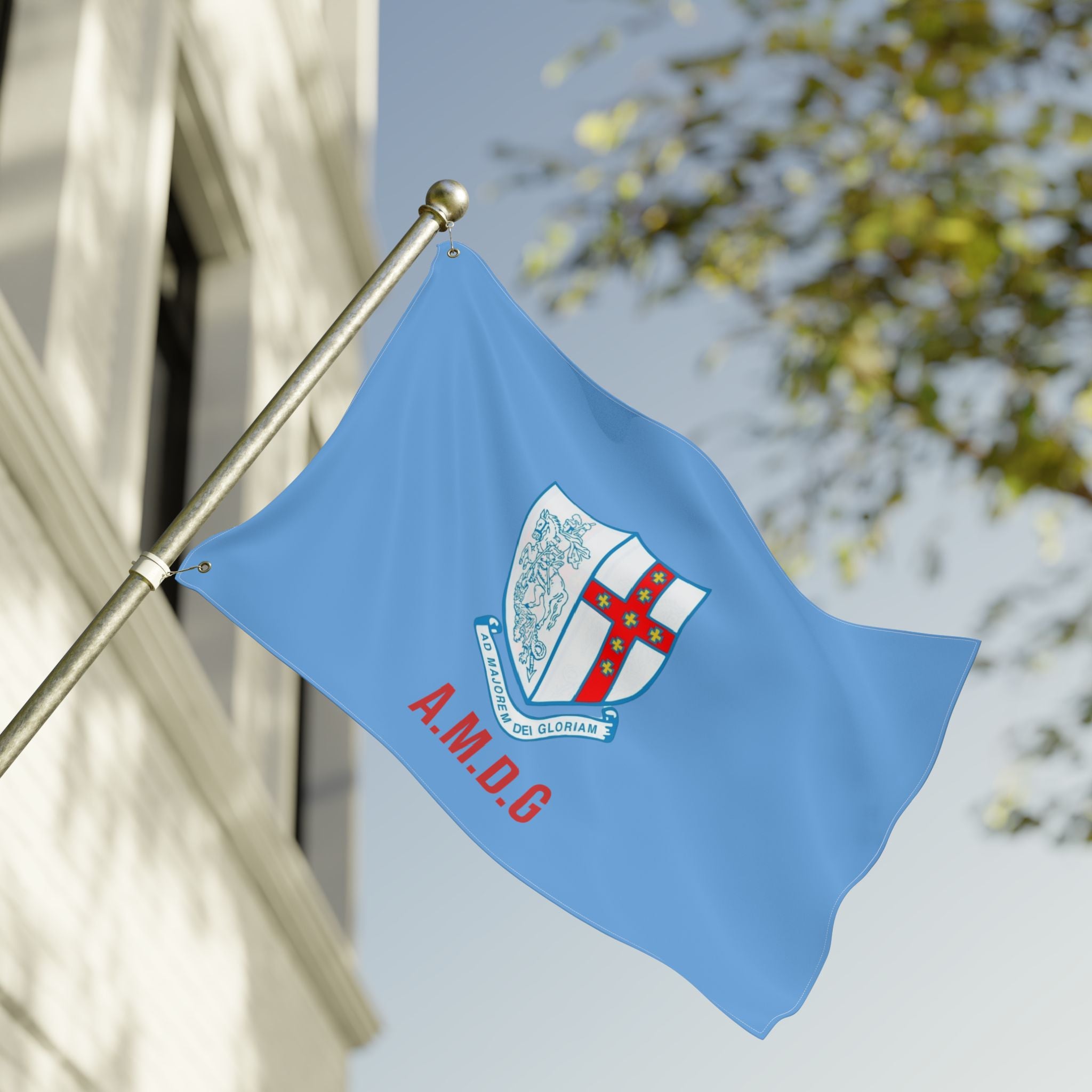 Double-Sided Flag — ST. Georges Crest Flag