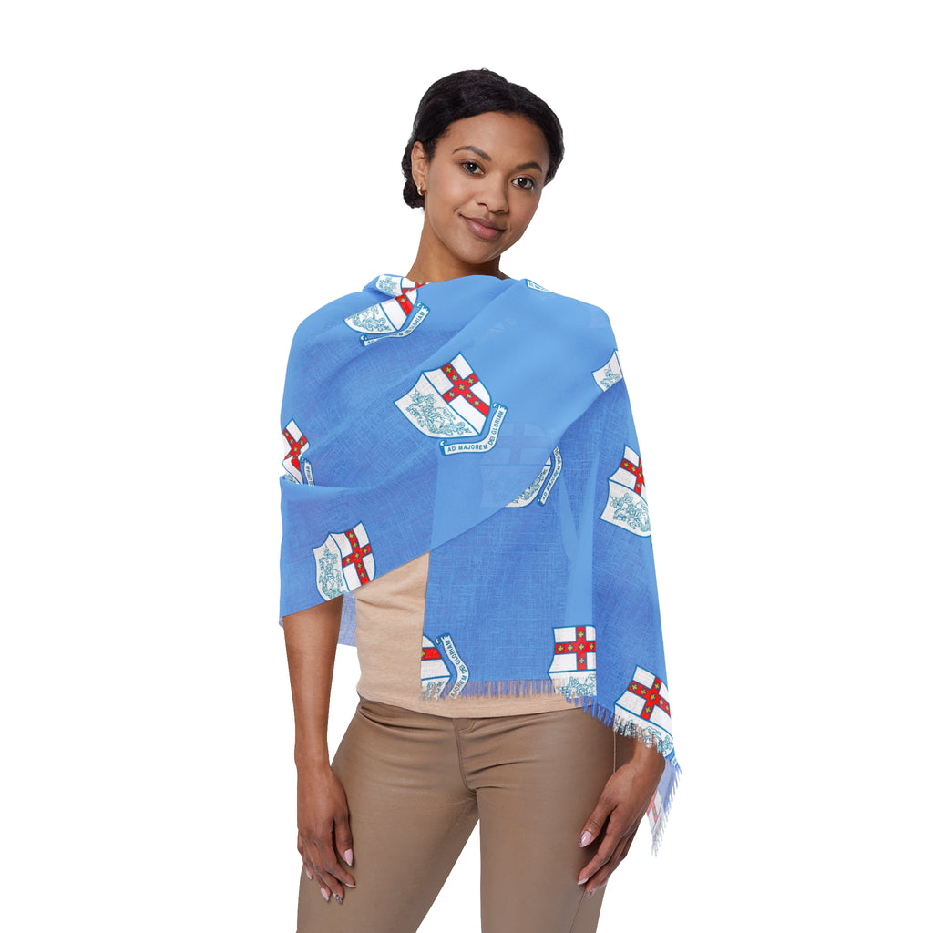 The St. Georges Scarf – Lightweight England Cross Pattern Fashion Scarf