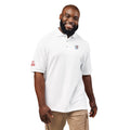 Embroidered STGC Crest Polo Shirt — AMDG and EST. 1850 Sleeves