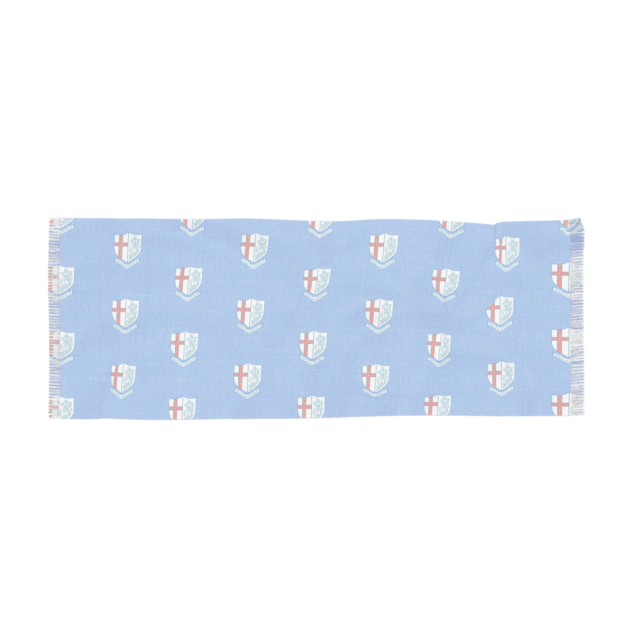 The St. Georges Scarf – Lightweight England Cross Pattern Fashion Scarf