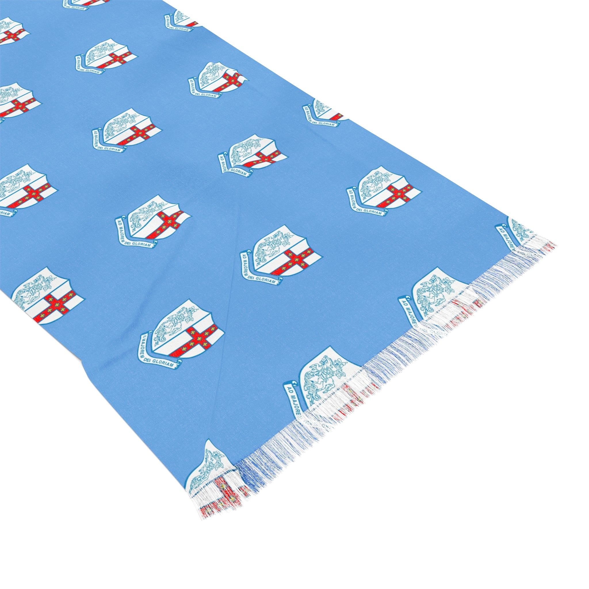 The St. Georges Scarf – Lightweight England Cross Pattern Fashion Scarf