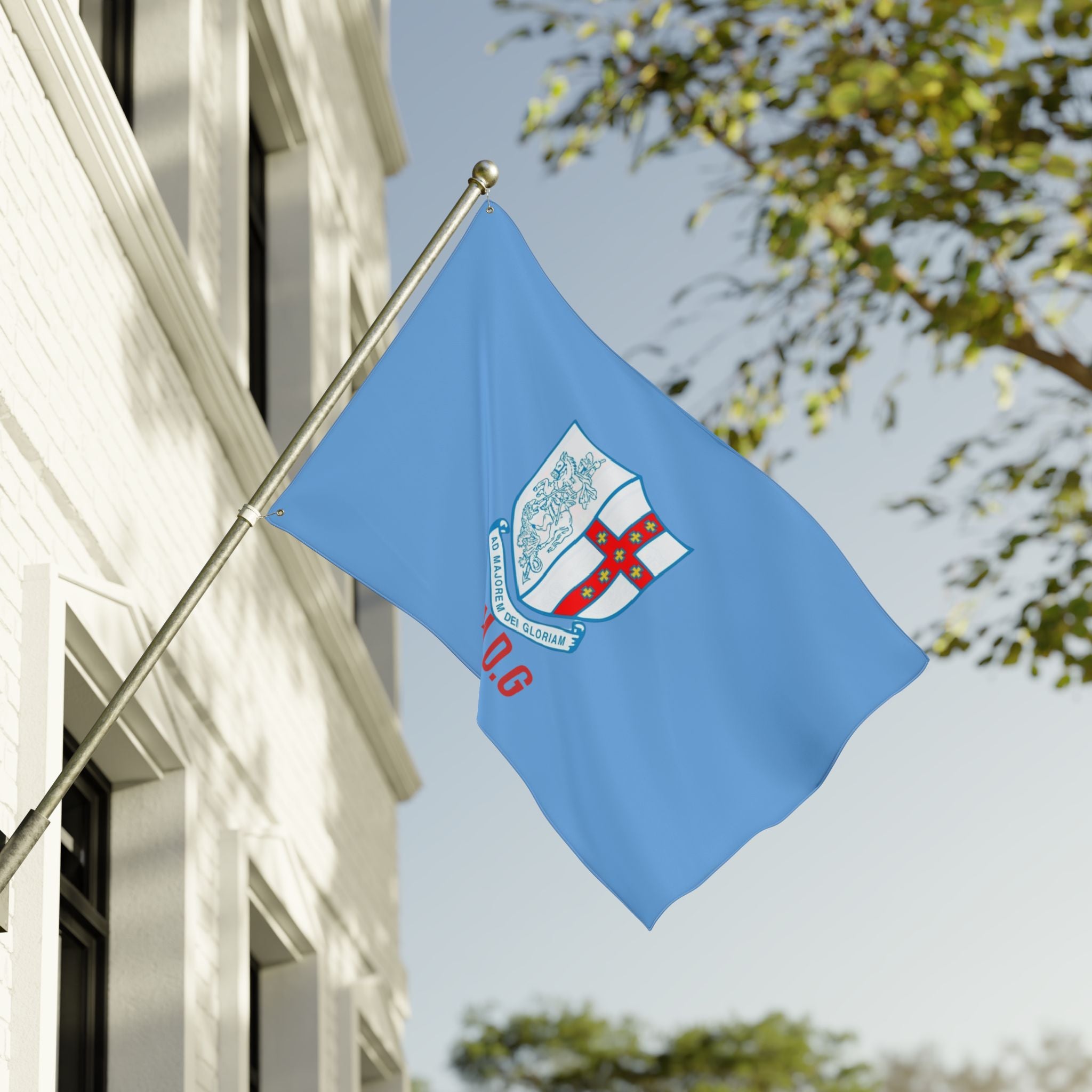 Double-Sided Flag — ST. Georges Crest Flag